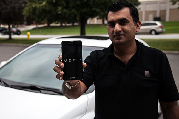injured driving for uber